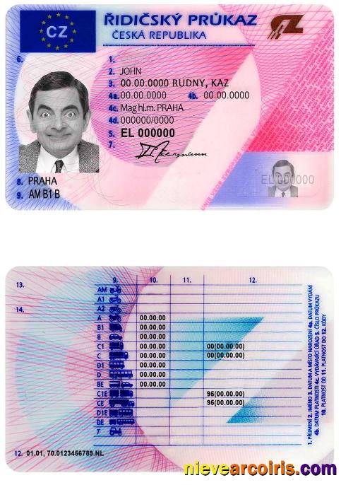 Czech driving license